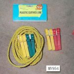 4M Pp Clothes Line W/8Pcs Yellow Clips