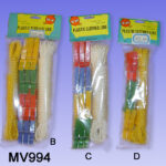 A108 10M 4Mm Plastic Clothes Line W/12Pcs Plastic Peg