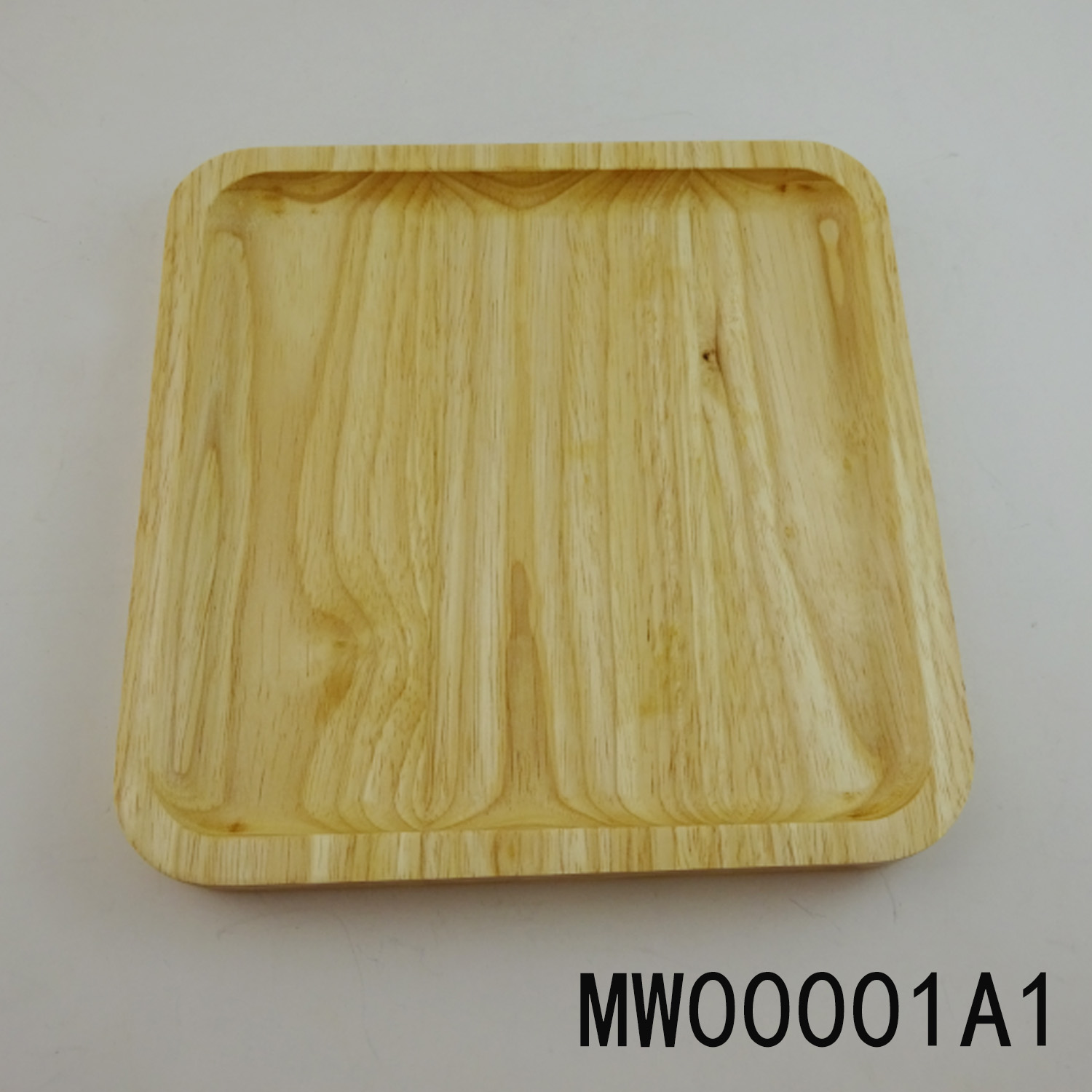 MW00001A1 Oak Plate Serving Dish