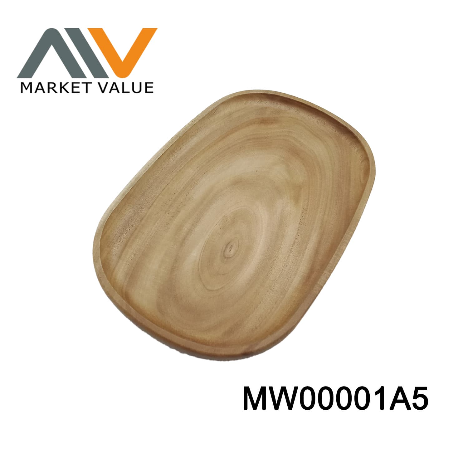 MW00001A5 Rectangle Acacia Plate Serving Dishes