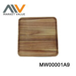 Square Acacia Plate Serving Dishes