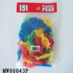 80Pcs Plastic Clothes Pegs