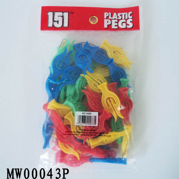 80Pcs Plastic Clothes Pegs