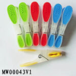12Pcs Plastic Clothes Pegs W/0Pp+Head Card