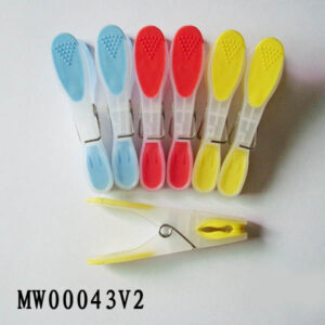 12Pcs Plastic Clothes Pegs W/0Pp+Head Card