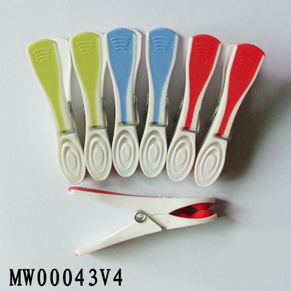 12Pcs Plastic Clothes Pegs W/0Pp+Head Card