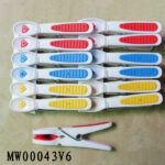 12Pcs Plastic Clothes Pegs W/0Pp+Head Card