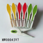12Pcs Plastic Clothes Pegs W/0Pp+Head Card