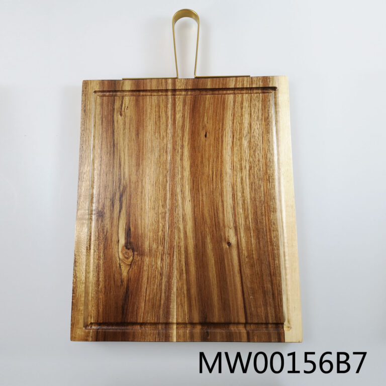 Acacia Wooden Cutting Board With Steel Hanger