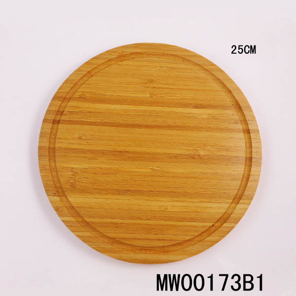 MW00173B1 25Cm Bamboo Cutting Board Shrink Card