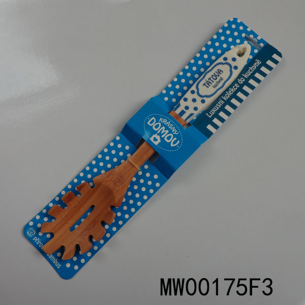 13"Silicone Non-Slip Handle Bamboo Pasta Claws