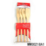 11" 4Pcs Wooden Kitchen Utensil Pbh