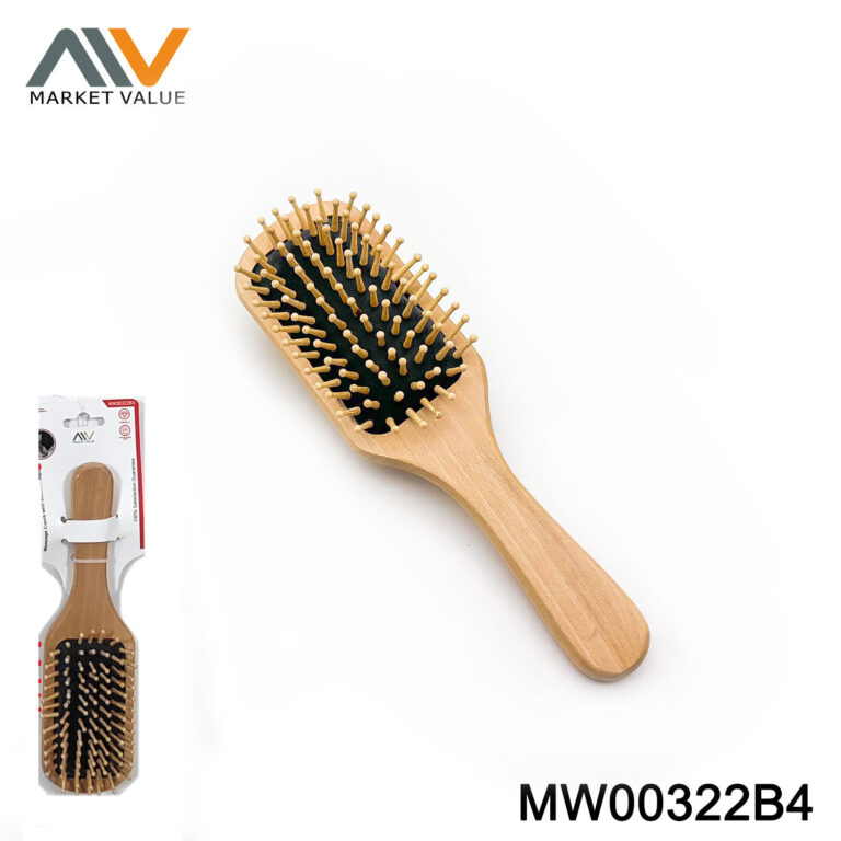Massage Comb With Wooden Handle
