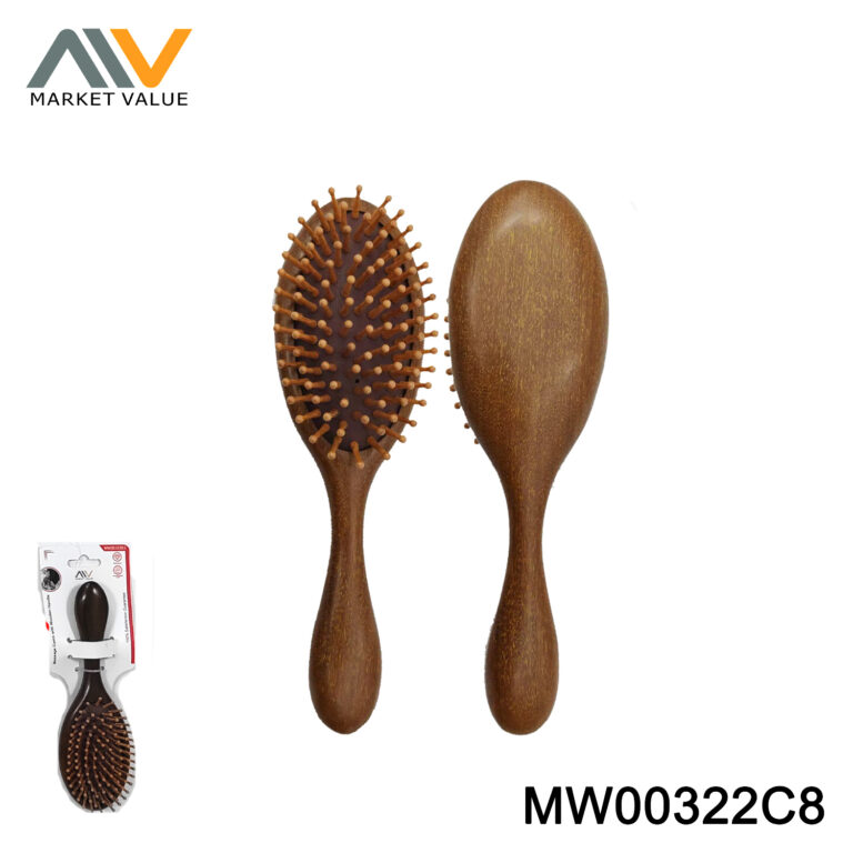 Massage Comb with Wooden Handle