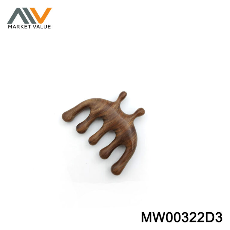 Massage Comb with Wooden Handle