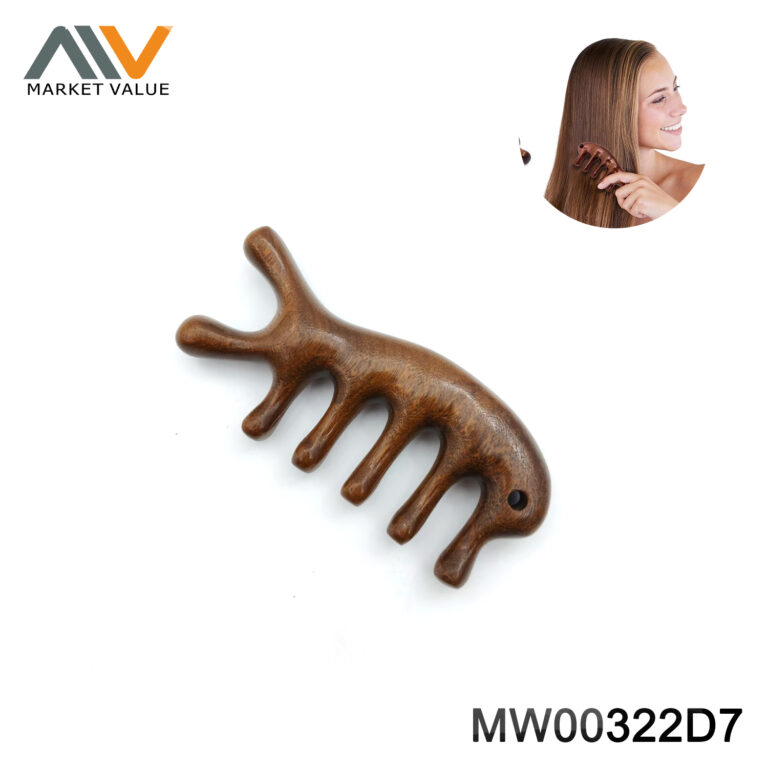 Massage Comb with Wooden Handle