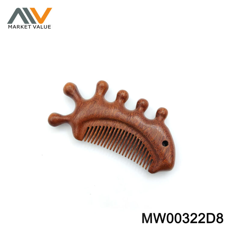 Massage Comb with Wooden Handle