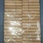 100Pcs Wooden Pegs In Pvc Bag