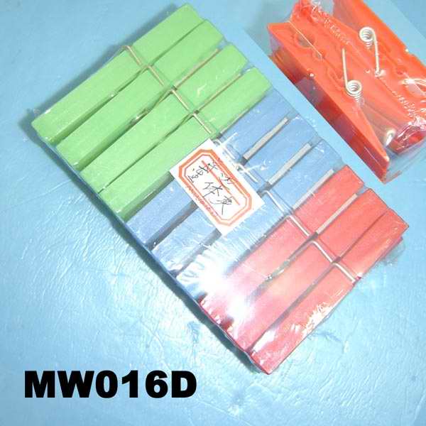 MW016D 20Pcs Plastic Clothes Pegs Shrink