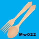 Woodne Forks % Wooden Spoon In Pvc Bag W/Hang Card