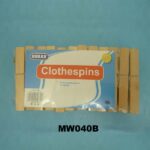 36Pcs Wooden Jumbo Cloth Pegs