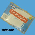 18Pcs Wooden Clothespins S/P