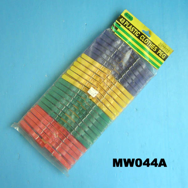 MW044A 48Pcs Plastic Clothespins