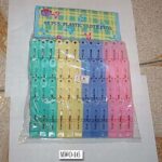 48Pcs Plasitc Clothes Pegs In Pvc Bag W/Hang Card