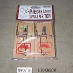 Wooden 2Pcs Medium Mouse Trap