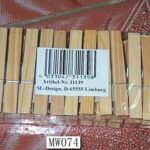 24Pcs Wooden Clothes Pegs