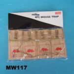Wooden 4Pcs Small Mouse Trap Pvc Bag Pbh