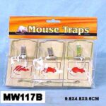 Wooden 3Pcs Small Mouse Trap