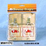 Wooden 2Pcs Small Mouse Trap