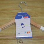 2Pcs Wooden Hanger Wheel Card