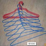 12Pcs Plastic Coated  Metal Hanger