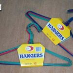 12Pcs Plastic Coated Metal Hanger