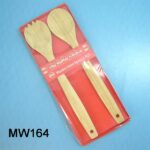 12 In 2 Pc Wooden Salad Spoon