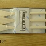 3Pcs 10" Wooden Kitchen Tools In Pvc Bag