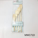 4Pcs Wooden Spoon(8"10"12"14") Pbh