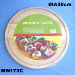 Dia:30Cm Wooden Plate Shrink Card