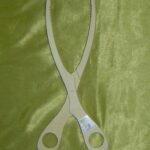 2281 11"Wooden Food Tongs