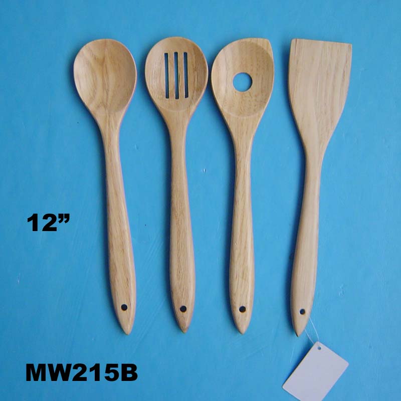 MW215B 4Pcs 12" Kitchen Tools W/ Wooden Handle