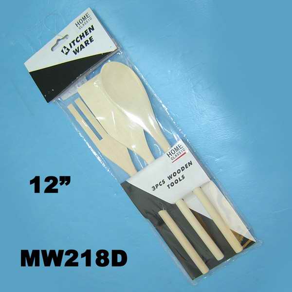 MW218D 3Pcs 12" Wooden Tools Pbh