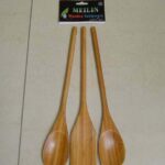 0510 12" 3Pcs Bamboo Kitchen Tool W/Hang Card