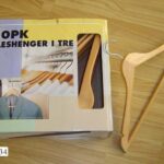 20Pcs Wooden Clothes Hanger Color Box
