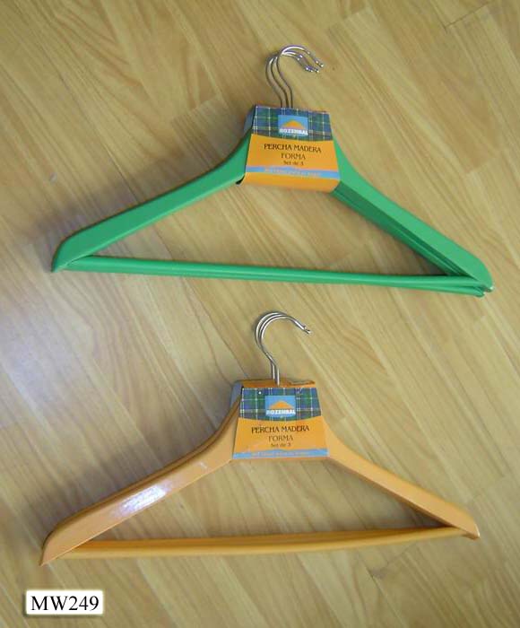 MW249 3Pcs Wooden Clothes Hanger