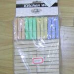 24Pcs Plastic Clothes Pegs +50Pcs Wooden Clothes Pegs