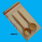 2 Pcs Sela Bamboo Scoop B/C