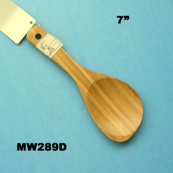 7" Bamboo Rice Spoon