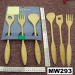 3Pcs Kitchen Tools W/ Wooden Handle T/C